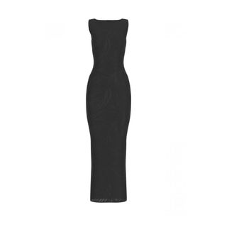 Guess Dames, Jurken, Zwart, Maat: L Viscose