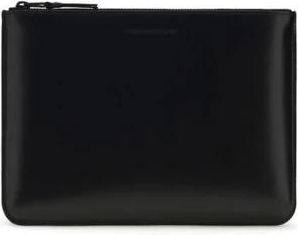 Comme Des Gar&ccedil;ons Leren Ritsportemonnee - Heren - Accessoires - Zwart - Maat: ONE Size Leer