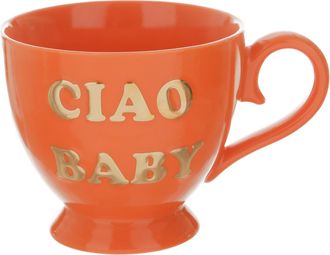 KASANOVA Tazza porcellana arancione Ciao Baby 500 ml Loving