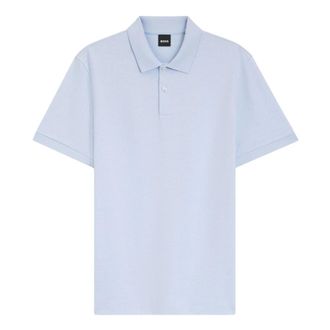 HUGO BOSS Tops, Heren, Blauw, 2Xl, Polo Shirt