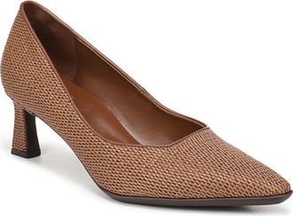 Naturalizer Tylan Pump in Walnut Brown Faux Raffia at Nordstrom Rack, Size 6.5