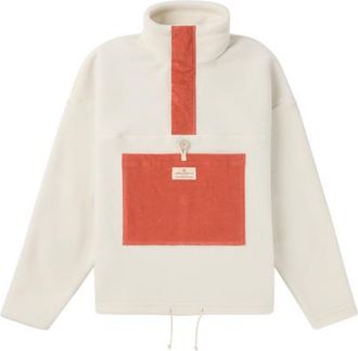 Amundsen & Scott V-Bond Cord Fleece Womens in Natural/weathered Red at Nordstrom, Size X-Small