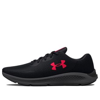 Under Armour Charged Pursuit 3 4E Wide Black Red 3025801-003