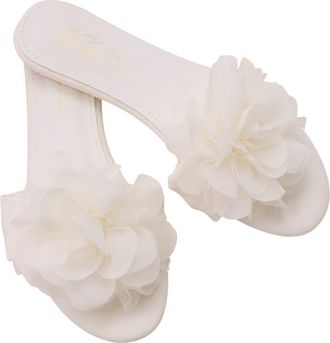 Rya Collection Sweetie Slipper in Ivory at Nordstrom, Size X-Small