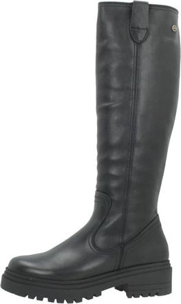 Porronet High Boots - Dames - Hoge Laarzen - Zwart - 38 EU - Schoenen