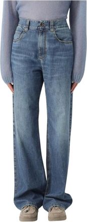 Brunello Cucinelli Donna, Jeans, Blu, S, new