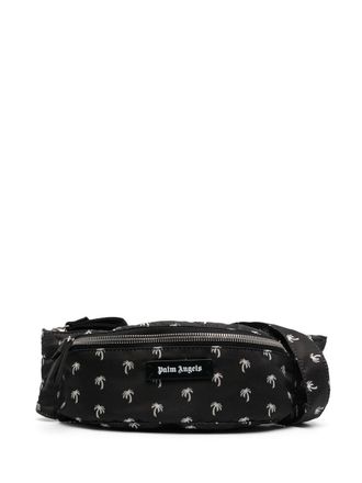 Palm Angels Marsupio con stampa - Nero
