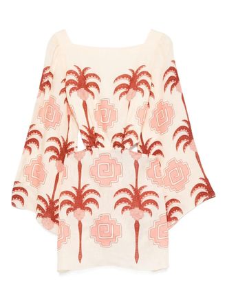 Johanna Ortiz After Wave mini-jurk - Beige