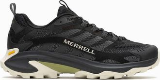 Merrell Mens Moab Speed 2 Hiking Shoes In Noir