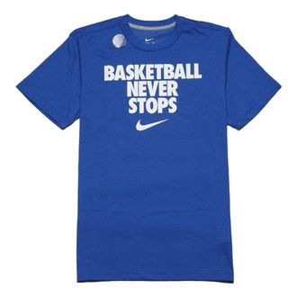 Nike Basketball Never Stops T-shirt Blue 524306-476