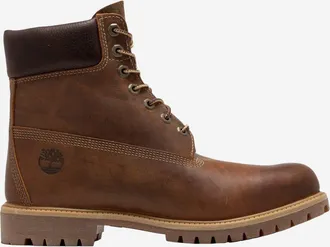 Timberland Premium 6 inch leren enkellaarzen met logo