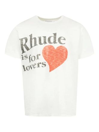 Rhude Rhude Lovers Slub t-shirt - White