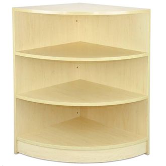 MonsterShop Retail Shop Corner Counter LM60 - Maple in Beige