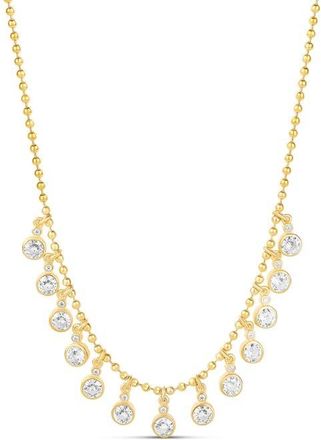SHYMI Charm Bead Chain Necklace in Gold Round at Nordstrom