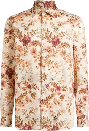 Etro Camicia a fiori - Toni neutri