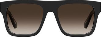 Moschino MOS201/S 37N/HA Mens Sunglasses Black Size 55