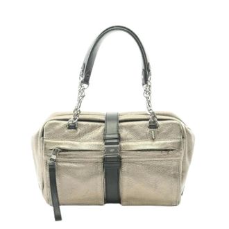 Loewe Pre-owned Leren Handtas - Dames - Pre-owned - Grijs - Maat: ONE Size Leer