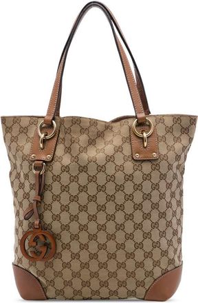 Gucci Pre-owned Gucci GG Canvas GG Charm Tote Ladies A30MDXCNFSAVFLOD