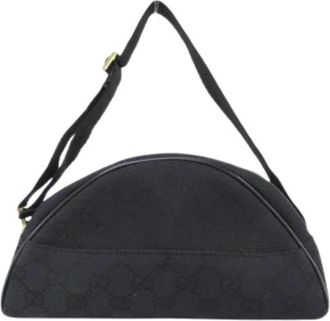 Gucci Pre-owned GG Canvas Schoudertas - Dames - Vintage Schoudertas - Zwart - ONE Size - Vintage
