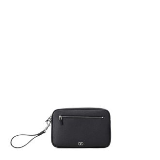 Valentino Heren, Tassen, Zwart, Maat: ONE Size Leer