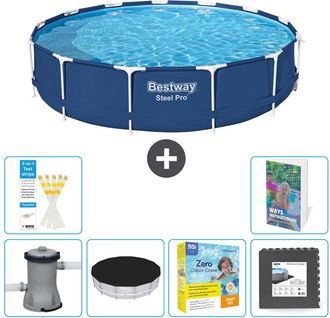 Bestway Piscina Bestway Steel Pro Redonda - 396x84 Cm - 7-piezas S259