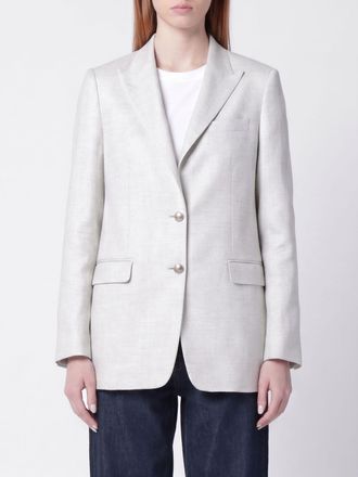 Tagliatore Blazer a monopetto in misto cotone e lino