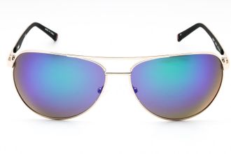 Fila SF9487 Mirrored Aviator Sunglasses - Gold