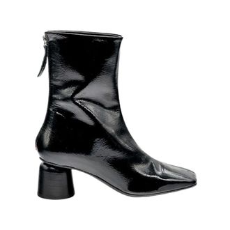 Halmanera Heeled Boots, female, Black, 3 UK, Tronchetto