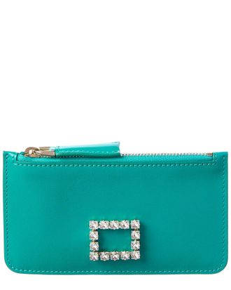 Roger Vivier Leather Card Case