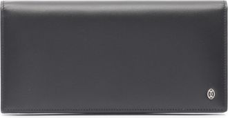Cartier Black Leather Long Wallet (Bi-Fold) (Pre-Owned)