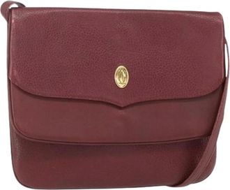 Cartier Pre-owned Cross Body Bags, female, Red, Size: ONE SIZE Pre-owned Vintage Crossbody Bag