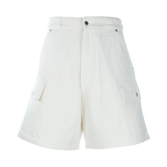 Prada Denim Shorts, male, White, Size: L Denim Bermudas