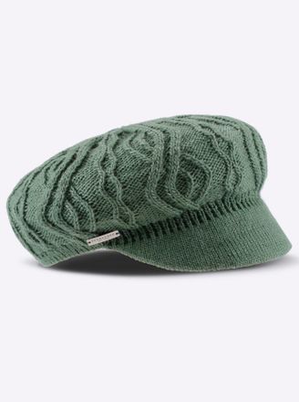 Casual Looks Ballonm&uuml;tze CASUAL LOOKS, Damen, gr&uuml;n (pistazie), Kunstfaser, M&uuml;tzen Ballonm&uuml;tze