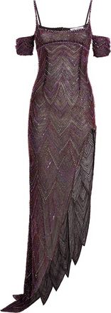 The Attico Embellished Tulle Gown Size XS