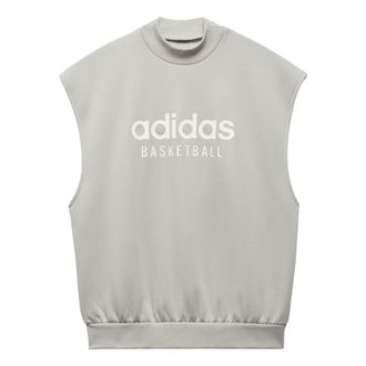adidas Basketball Sleeveless Sweatshirt Grey IA3416