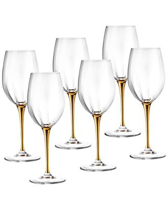 Barski Set Of 6 Wine Goblets