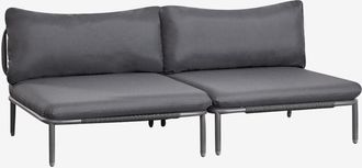 Sklum Sklum - Sof&aacute; Modular De Jard&iacute;n De 2 Piezas Roubly