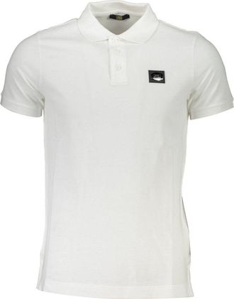 Cavalli Bianco Cotton Men Mens Polo