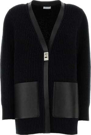 Ferragamo Vest met V-hals - Zwart