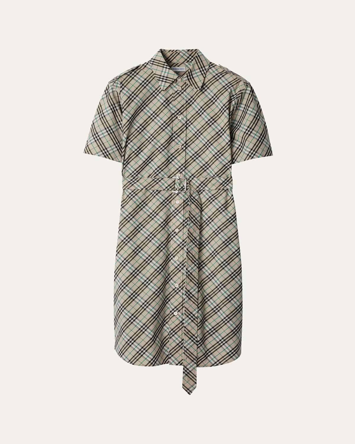 Burberry Mini Check Sand Polo Dress from $663.00 - on Stylight