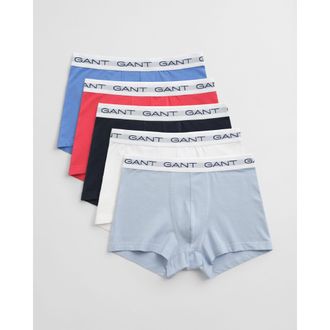 GANT Mens Gant 5 Pack Trunks in Blue