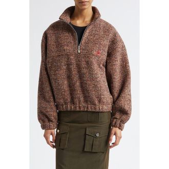 Shushu/Tong Flecked Half Zip Sweater in Variedness at Nordstrom, Size 10 Us