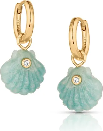 Thatch Coquille Earrings in Amazonite at Nordstrom