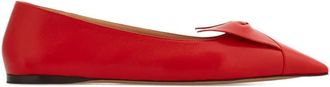Ferragamo Ballerine con fiocco - Rosso