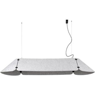 Faro Barcelona Faro Fonovia - Colgantes De Barra Recta Led Integrados Gris, 4000k