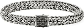 John Hardy Bracciale Icon in argento sterling con zaffiri
