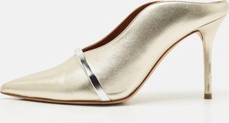 Malone Souliers Gold/silver Leather Maureen Mules