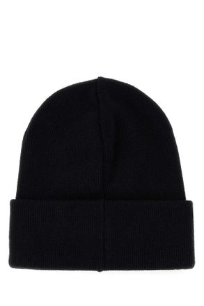 Dsquared2 Mens Black Wool Beanie Hat M084 Exterior: Cappelli