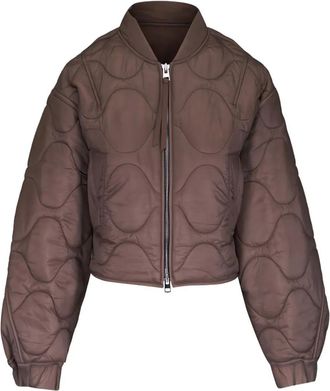 A Gold E Bomber Iona trapuntato - Marrone