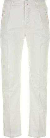 Incotex White Cotton Pant